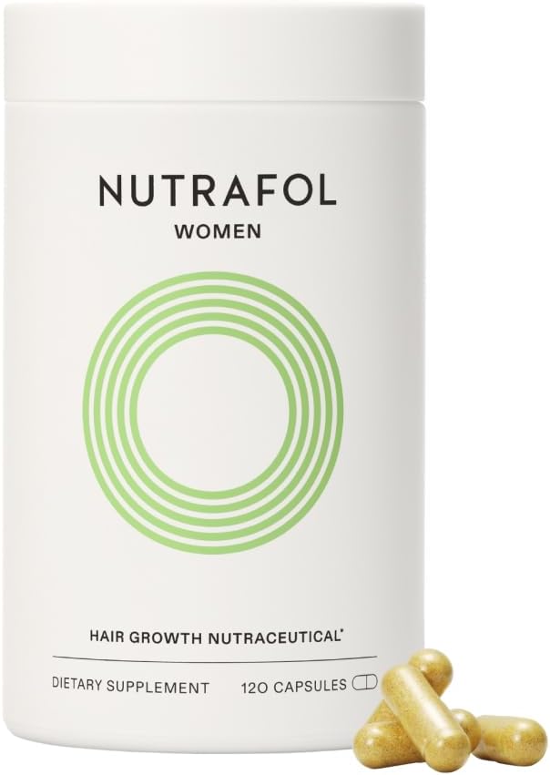 Nutrafol Women's Hair Growth Supplements, Ages 18-44, Clinically Proven for Visibly Thicker and Stronger