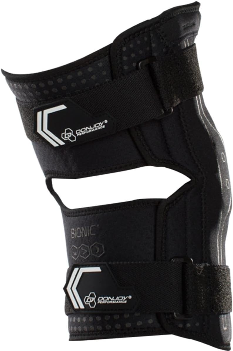 DonJoy Performance Bionic Knee Brace – Hinged, Adjustable Patella Support, Lateral / Medial Ligament (ACL, MCL, LCL)