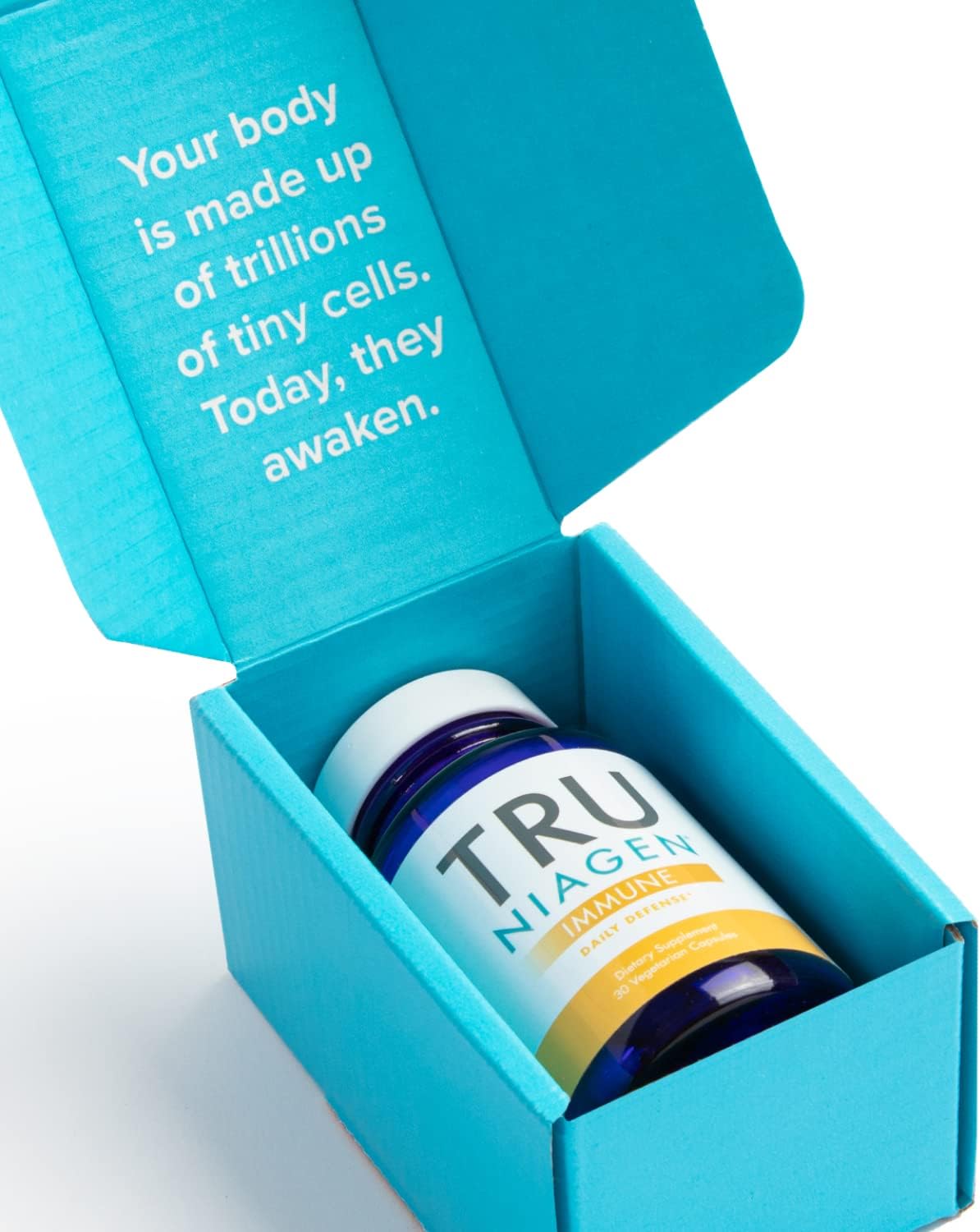 TRU NIAGEN Immune Support Supplement - Daily Defense - Vitamin C from Fermentation, Vegan Vitamin D3 2000 IU