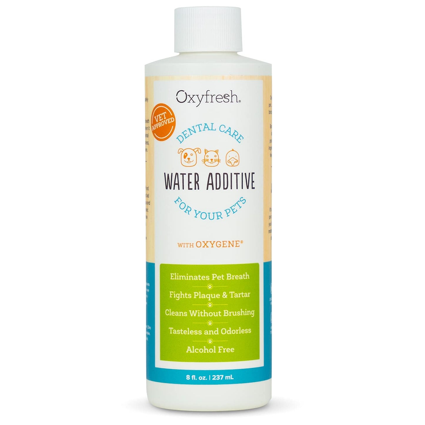 Oxyfresh Premium Pet Dental Care Pet Water Additive: Best Way to Eliminate Bad Dog Breath and Cat Bad Breath - Fights Tartar & Plaque - So Easy