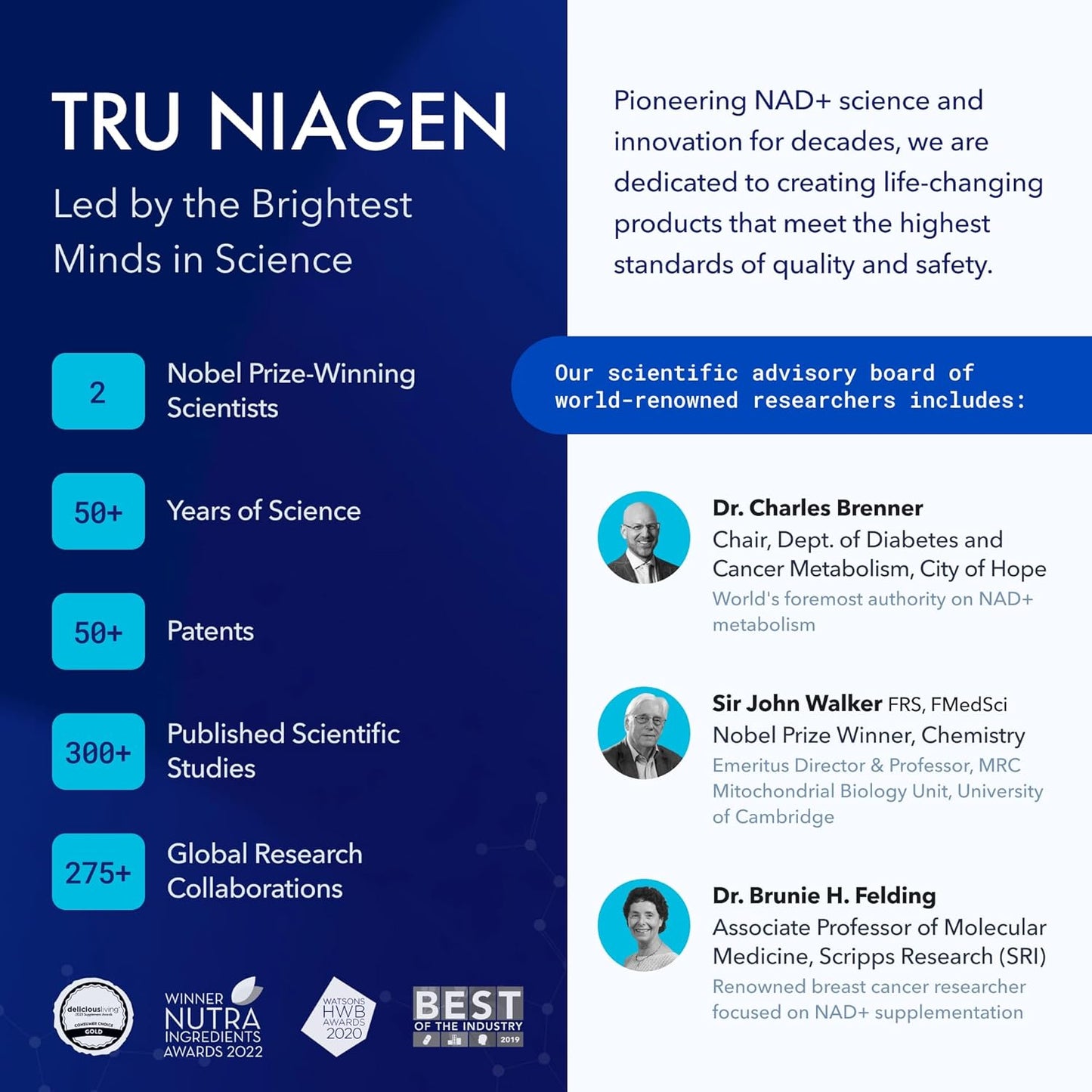 TRU NIAGEN Patented NAD+ Supplement for Anti Aging and Cell Regeneration, 300 mg Niagen, 90 Servings