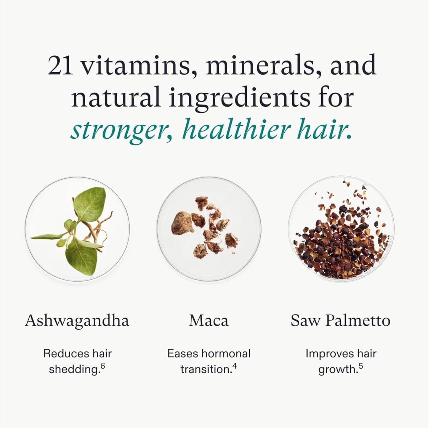 Nutrafol Women's Balance Hair Growth Supplements, for Ages 45+, Clinically Proven for Visibly Thicker Hair and Scalp Coverage, Dermatologist Recommended - 2 Month Supply, 2 Refill Pouches