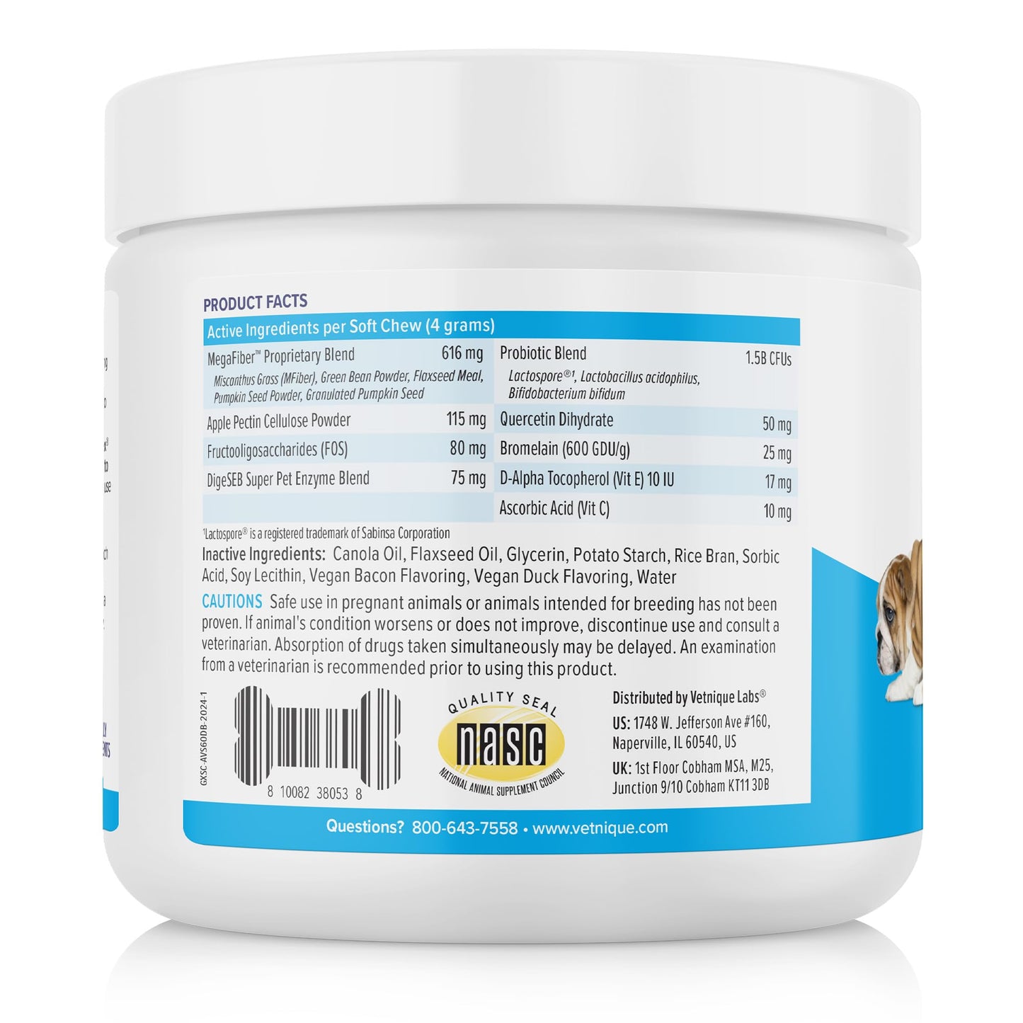 Glandex Anal Gland Soft Chew Treats with Pumpkin for robiotics Fiber Supplement for Dogs Boot The Scoot (Peanut Butter Chews, 60ct)