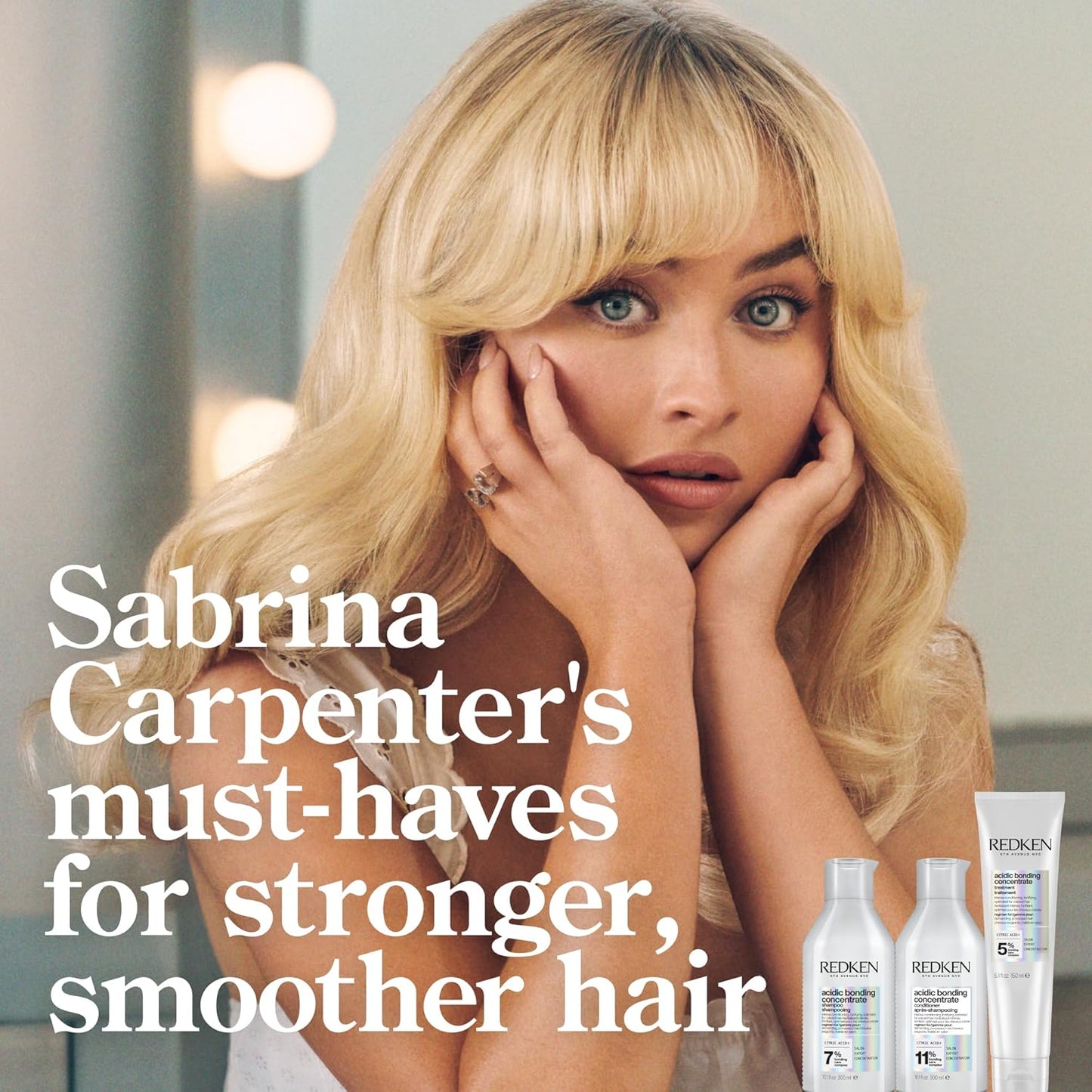 Redken Bonding Treatment for Damaged Hair Repair | Acidic Bonding Concentrate | Intensive Bonding Pre-Shampoo Hair
