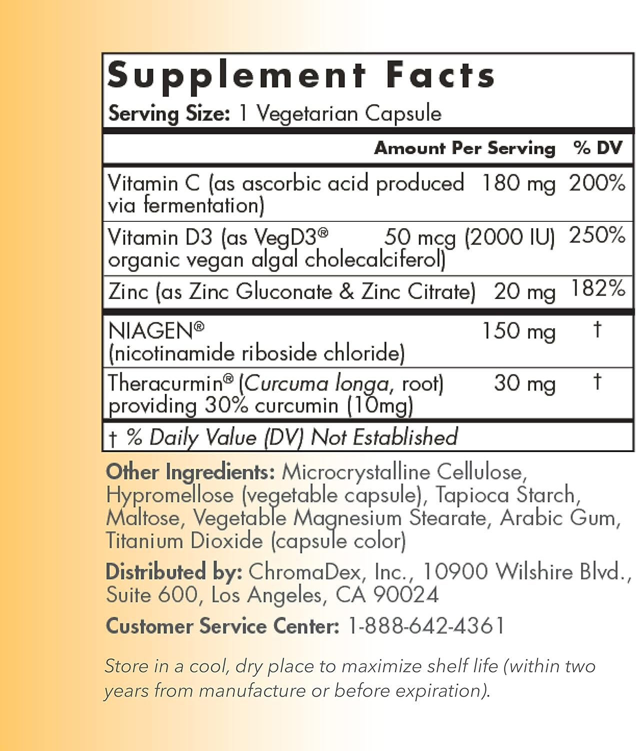 TRU NIAGEN Immune Support Supplement - Daily Defense - Vitamin C from Fermentation, Vegan Vitamin D3 2000 IU