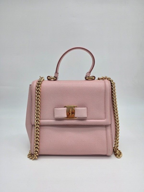 Carrie Vara Mini – Pink Leather (Pre-Owned)