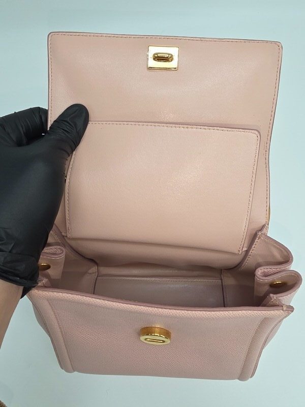 Carrie Vara Mini – Pink Leather (Pre-Owned)
