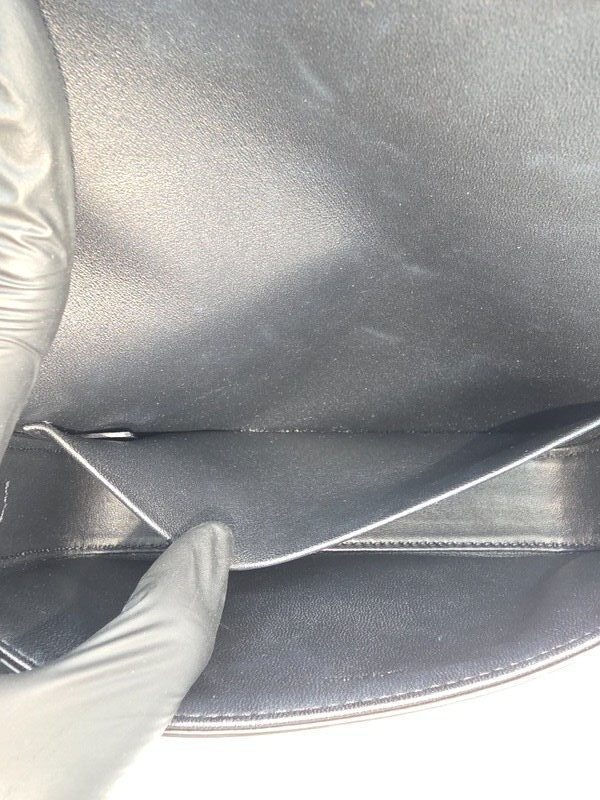 Celine Triomphe Claude Shoulder Bag - Black Leather (Pre-Owned, Grade A)