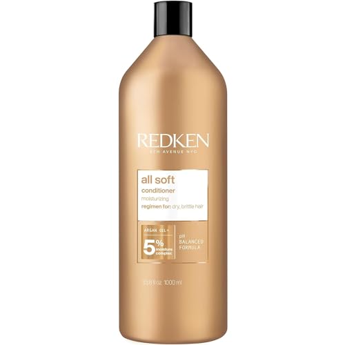 Redken All Soft Conditioner | Deeply Conditions and Hydrates | Softens, Smooths, and Adds Shine | Safe for Color-Treated Hair