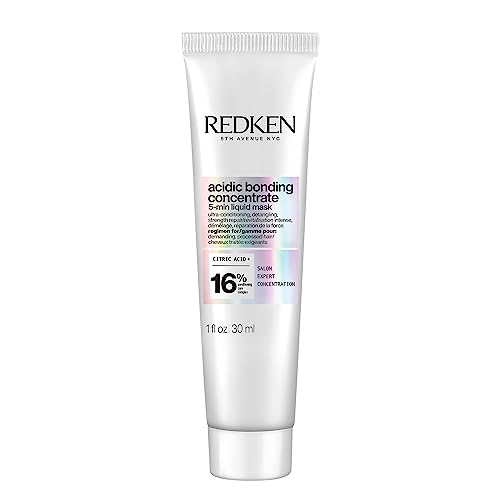 REDKEN Bonding Hair Mask for Dry, Damaged Hair Repair | Acidic Bonding Concentrate | Hydrating 5 Minute Liquid Hair Mask | For All Hair Types