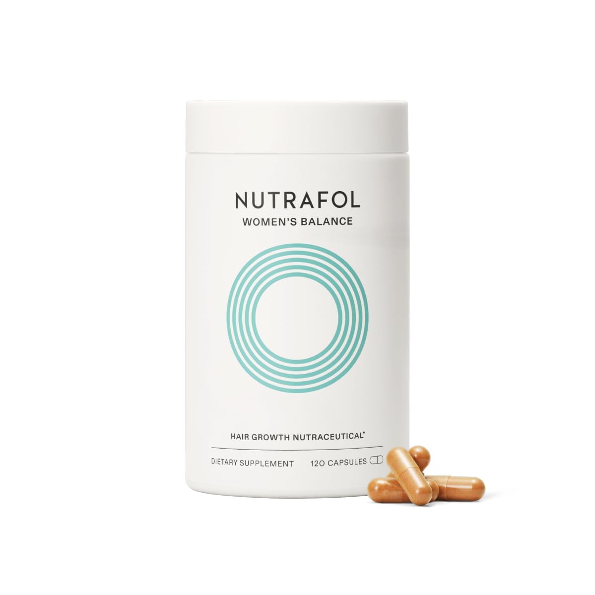 Nutrafol Women's Balance Hair Growth Supplements, Ages 45 and Up, Clinically Proven for Visibly Thicker