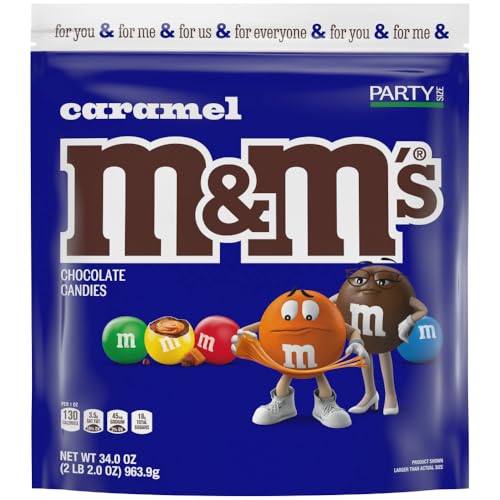 M&M'S Milk Chocolate Candy, Party Size, 38 oz Bag
