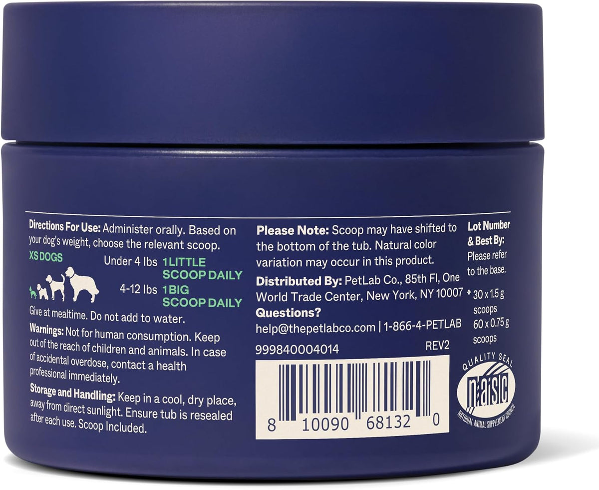 PetLab Co. ProBright Advanced Dental Powder - Dog Breath Freshener - Teeth Cleaning Made Easy – Targets Tartar & Bad Breath