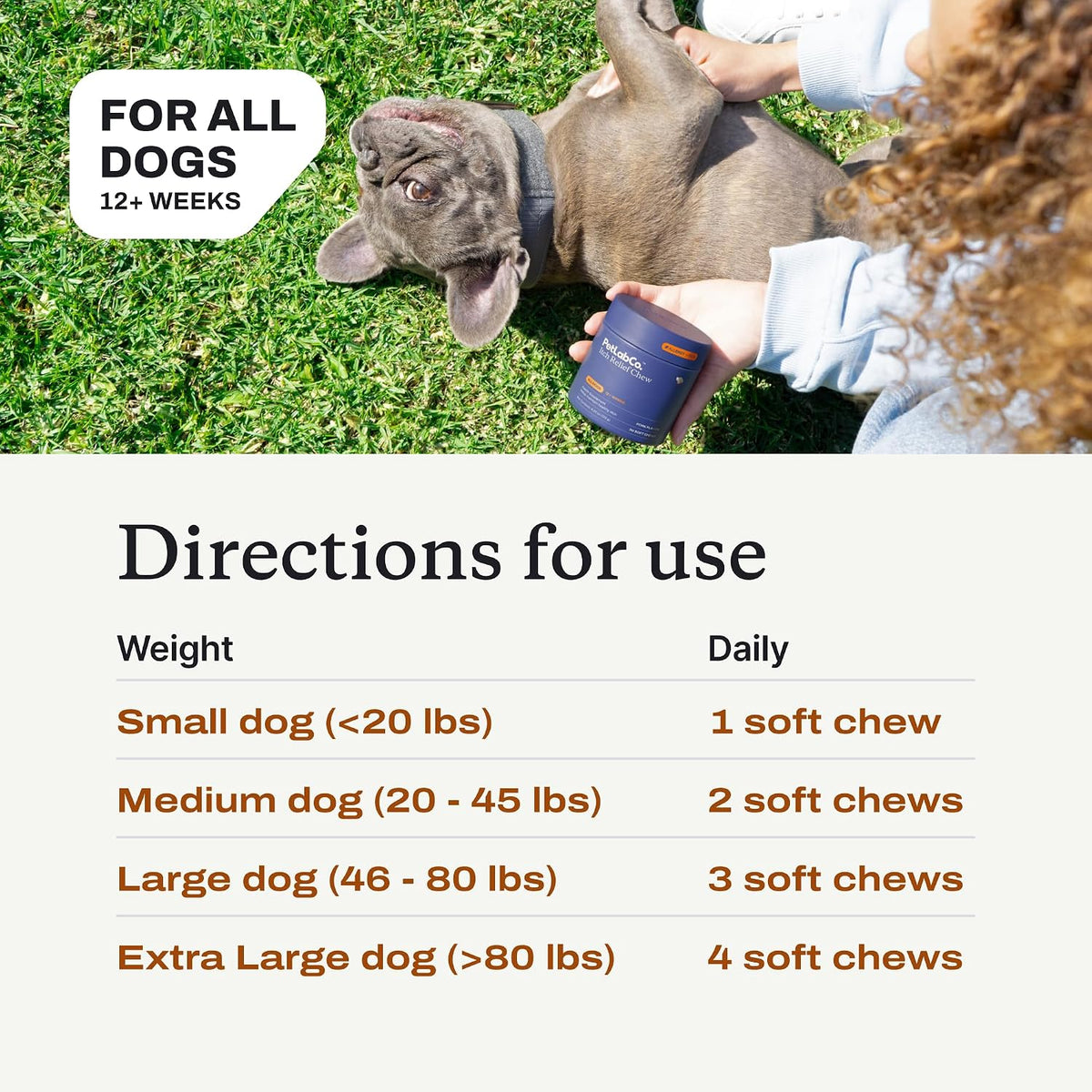 PetLab Co. Itch Relief Chews - Support for Dry, Occasionally Itchy Skin & Coats - Formulated with Turmeric, Omega 3 & 6, Honey - Packaging May Vary